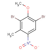 62265-99-0 2,6-dibromo-3-methyl-4-nitroanisole chemical structure