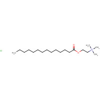 4277-89-8 MYRISTOYL CHOLINE CHLORIDE chemical structure