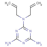 91-77-0 2,4-DIAMINO-6-DIALLYLAMINO-1,3,5-TRIAZINE chemical structure