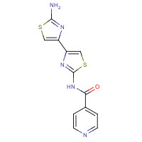 332351-17-4 N-(2'-Amino[4,4'-bithiazol]-2-yl)-4-pyridinecarboxamide chemical structure