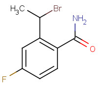 95383-37-2 2-(BROMOETHYL)-4-FLUORBENZAMIDE chemical structure