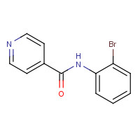 252930-61-3 N-(2-Bromophenyl)-4-pyridinecarboxamide chemical structure