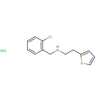69061-17-2 N-(2-CHLOROBENZYL)-2-(2-THIENYL)ETHYLAMINE HYDROCHLORIDE chemical structure