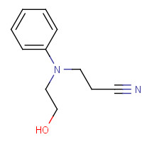 92-64-8 N-Cyanoethyl-hydroxyethyl aniline chemical structure