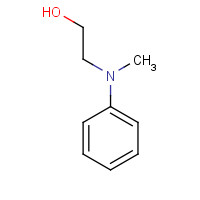93-90-3 N-(2-Hydroxyethyl)-N-methylaniline chemical structure