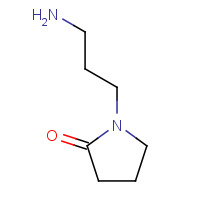 7663-77-6 1-(3-AMINOPROPYL)-2-PYRROLIDINONE chemical structure