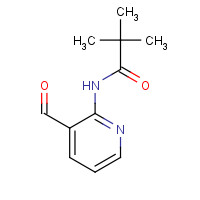 86847-64-5 N-(3-FORMYL-2-PYRIDINYL)-2,2-DIMETHYLPROPANAMIDE chemical structure