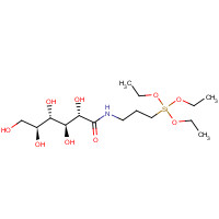 104275-58-3 N-(3-TRIETHOXYSILYLPROPYL)GLUCONAMIDE chemical structure