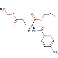 13726-52-8 N-(4-AMINOBENZOYL)-L-GLUTAMIC ACID DIETHYL ESTER chemical structure