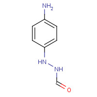 63402-26-6 N-(4-AMINOPHENYL)-N'-FORMYLHYDRAZINE chemical structure