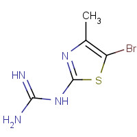 175136-87-5 N-(5-BROMO-4-METHYL-1,3-THIAZOL-2-YL)GUANIDINE chemical structure