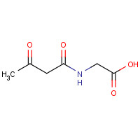 3103-38-6 N-(ACETOACETYL)GLYCINE, chemical structure