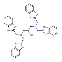 83144-89-2 N,N,N',N'-TETRAKIS(2-BENZIMIDAZOLYLMETHYL)-1,3-DIAMINOPROPAN-2-OL chemical structure