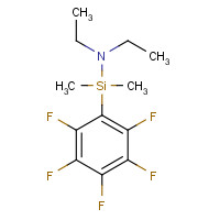 55485-74-0 PENTAFLUOROPHENYLDIMETHYLSILYLDIETHYLAMINE chemical structure
