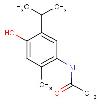3383-30-0 N-[4-HYDROXY-2-METHYL-5-(1-METHYLETHYL)PHENYL] ACETAMIDE chemical structure