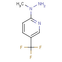 163620-24-4 N-[5-(Trifluoromethyl)pyridin-2-yl]-N-methylhydrazine chemical structure