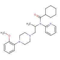 302900-97-6 N-[2-[4-(2-METHOXYPHENYL)PIPERAZINO]-1-METHYLETHYL]-N-PYRIDIN-2-YLCYCLOHEXANECARBOXAMIDE chemical structure
