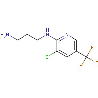 465514-63-0 N-1-[3-CHLORO-5-(TRIFLUOROMETHYL)PYRIDIN-2-YL]PROPANE-1,3-DIAMINE chemical structure