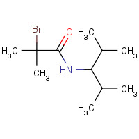 69959-91-7 N1-(1-ISOPROPYL-2-METHYLPROPYL)-2-BROMO-2-METHYLPROPANAMIDE chemical structure