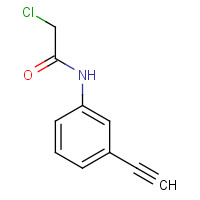 175277-85-7 N1-(3-ETH-1-YNYLPHENYL)-2-CHLOROACETAMIDE chemical structure