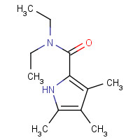 58803-92-2 N2,N2-DIETHYL-3,4,5-TRIMETHYL-1H-PYRROLE-2-CARBOXAMIDE chemical structure