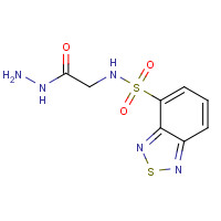 175203-26-6 N4-(2-HYDRAZINO-2-OXOETHYL)-2,1,3-BENZOTHIADIAZOLE-4-SULFONAMIDE chemical structure