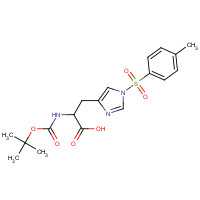 69541-68-0 N-Boc-N'-tosyl-D-histidine chemical structure