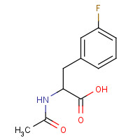 17607-28-2 N-ACETYL-3-FLUORO-DL-PHENYLALANINE chemical structure