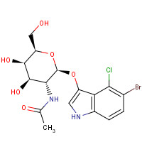 129572-48-1 5-Bromo-4-chloro-3-indolyl-N-acetyl-beta-D-galactosaminide chemical structure