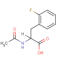 66574-84-3 N-ACETYL-2-FLUORO-DL-PHENYLALANINE chemical structure