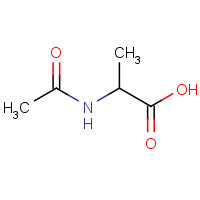 1115-69-1 2-Acetylamino-propionic acid chemical structure