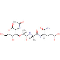 53678-77-6 N-ACETYLMURAMYL-L-ALANYL-D-ISOGLUTAMINE chemical structure