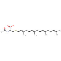 139332-94-8 N-ACETYL-S-GERANYLGERANYL-L-CYSTEINE chemical structure