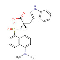 19461-29-1 N-ALPHA-DANSYL-L-TRYPTOPHAN CYCLOHEXYLAMMONIUM SALT chemical structure