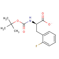 114873-10-8 BOC-D-2-Fluorophe chemical structure