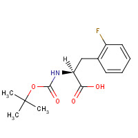 114873-00-6 BOC-L-2-Fluorophe chemical structure