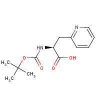 98266-32-1 BOC-D-2-PYRIDYLALANINE chemical structure