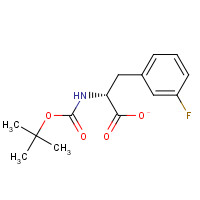 114873-11-9 BOC-D-3-Fluorophe chemical structure