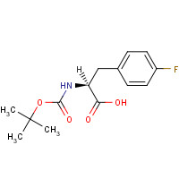 41153-30-4 BOC-L-4-Fluorophe chemical structure