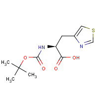 119434-75-2 BOC-L-4-THIAZOLYLALANINE chemical structure