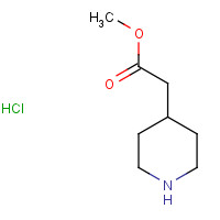 81270-37-3 PIPERIDIN-4-YL-ACETIC ACID METHYL ESTER HYDROCHLORIDE chemical structure