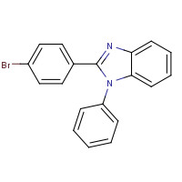 2620-76-0 2-(4-Bromophenyl)-1-phenyl-1H-benzoimidazole chemical structure