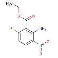150368-37-9 2-AMINO-6-FLUORO-3-NITROBENZOIC ACID ETHYL ESTER chemical structure