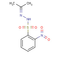 6655-27-2 N-ISOPROPYLIDENE-N'-2-NITROBENZENESULFO chemical structure