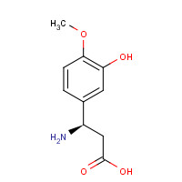 925221-88-1 (R)-3-(3-HYDROXY-4-METHOXYPHENYL)-BETA-ALANINE chemical structure