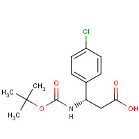 479064-93-2 Boc-(R)-3-Amino-3-(4-chlorophenyl)propionic acid chemical structure