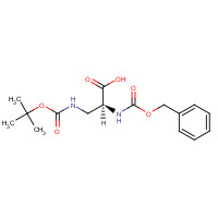 16947-84-5 L-N-Cbz-3-N-Boc-Amino-alanine chemical structure