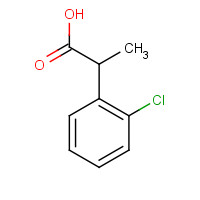 2184-85-2 2-(2-CHLORO-PHENYL)-PROPIONIC ACID chemical structure