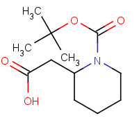 149518-50-3 N-Boc-2-piperidineacetic acid chemical structure