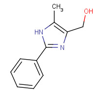 13682-32-1 5-methyl-2-phenyl-1H-imidazole-4-methanol chemical structure